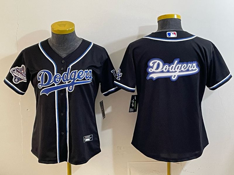 Youth 2026 Los Angeles Dodgers Blank Black Game Nike MLB Jersey style 0012->youth mlb jersey->Youth Jersey